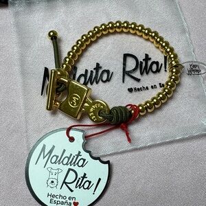 Gold Beaded Bracelet